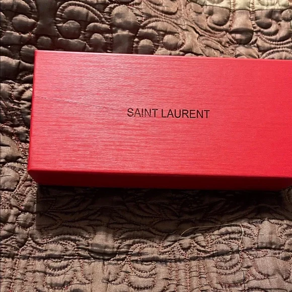 Yves Saint Laurent Black Rectangular Sunglasses